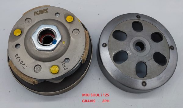 PULLEY SET REAR MIO SOUL i125/GRAVIS 2PH
