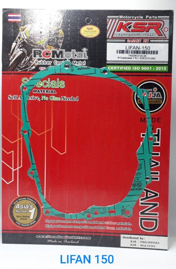 LIFAN150 CRANKASE RIGHT GASKET